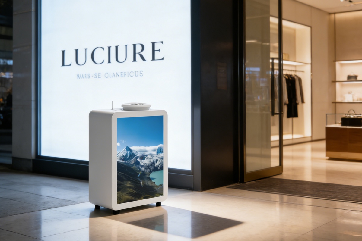 2000-3000m³ Large Aroma Diffuser with Conspicuous Light Box ST-01MA 2000-3000m³ Large Aroma Diffuser with Conspicuous Light Box ST-01MA